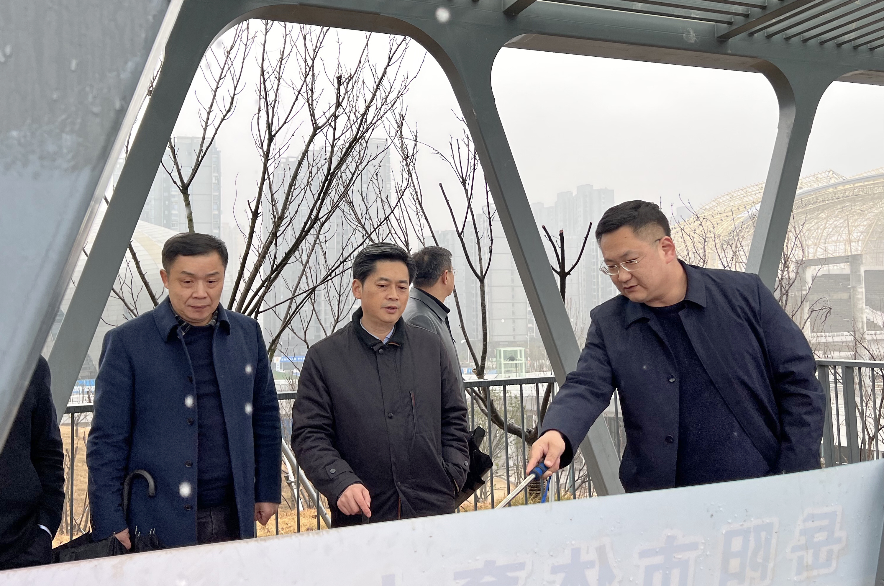 1月24日下午，趙岳平率隊調研省運會場館建設工作.jpg